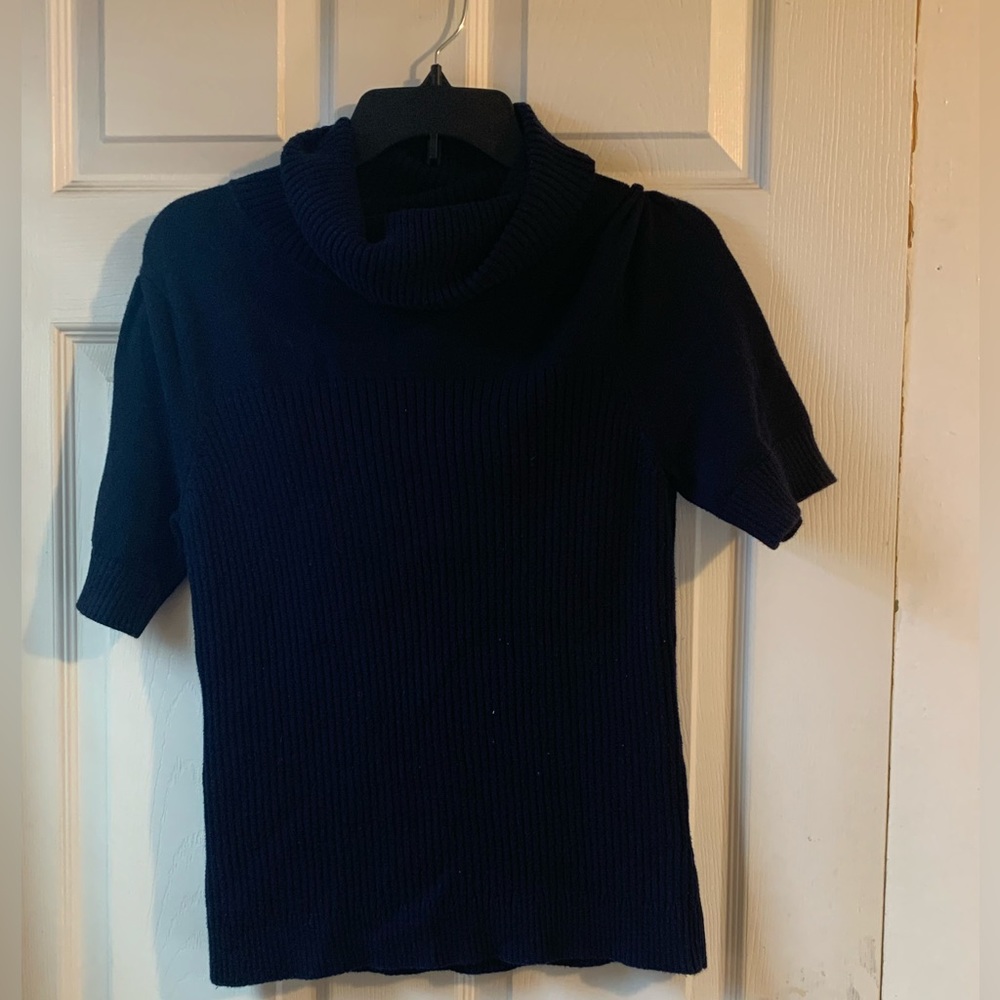 Tommy Hilfiger Navy Blue Turtleneck Sweater